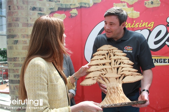 Raising Cane's Choueifat Social Event Todd Graves at Raising Cane's Lebanon