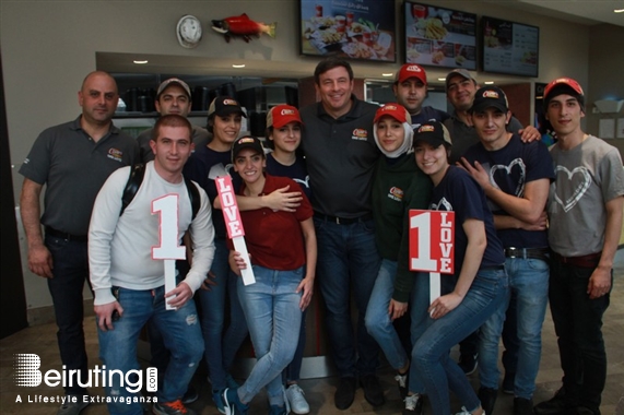 Raising Cane's Choueifat Social Event Todd Graves at Raising Cane's Lebanon