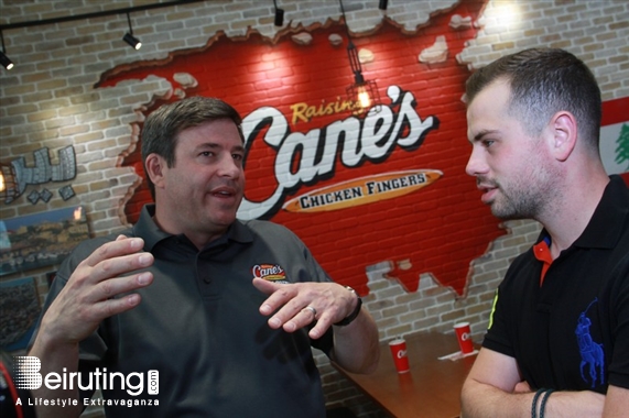 Raising Cane's Choueifat Social Event Todd Graves at Raising Cane's Lebanon