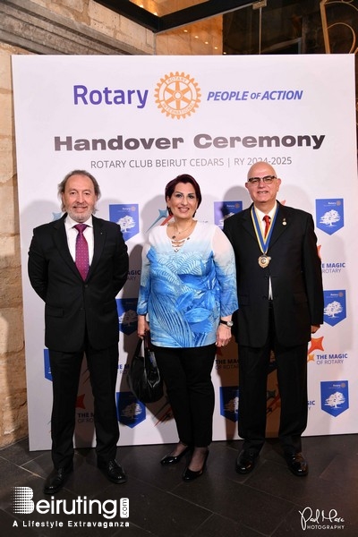 Social Event Rodolphe Melki: President of the Rotary Club of Beirut Cedars Lebanon