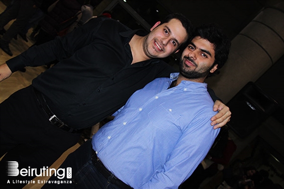 University Event Sagesse Students Christmas Gathering Lebanon