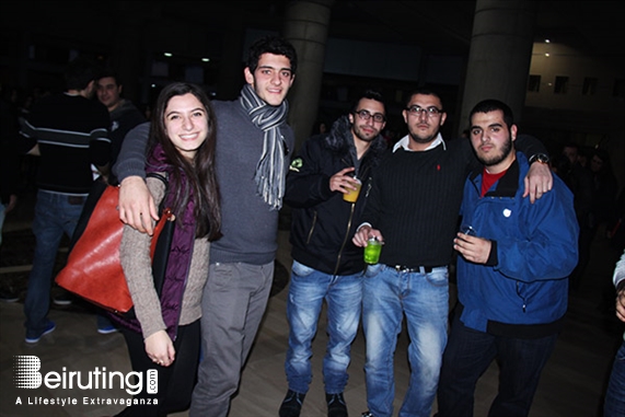 University Event Sagesse Students Christmas Gathering Lebanon