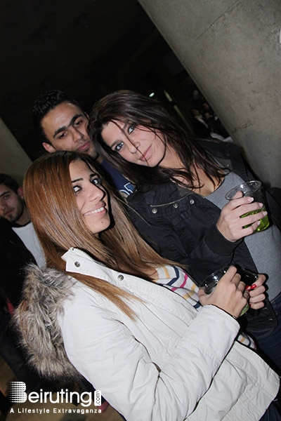 University Event Sagesse Students Christmas Gathering Lebanon