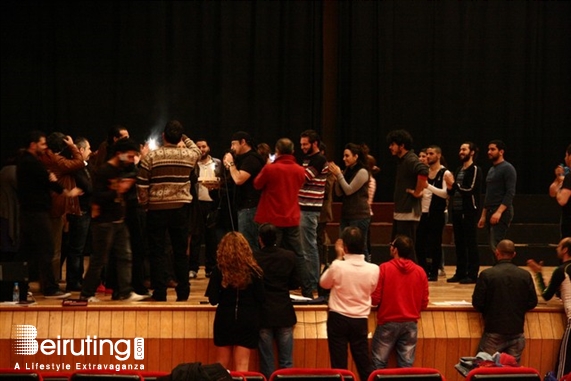 Palais Unesco Beirut-Downtown Theater Shams W Qamar Rehearsal Lebanon