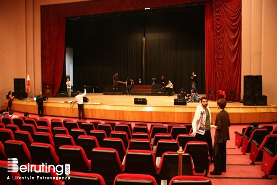 Palais Unesco Beirut-Downtown Theater Shams W Qamar Rehearsal Lebanon