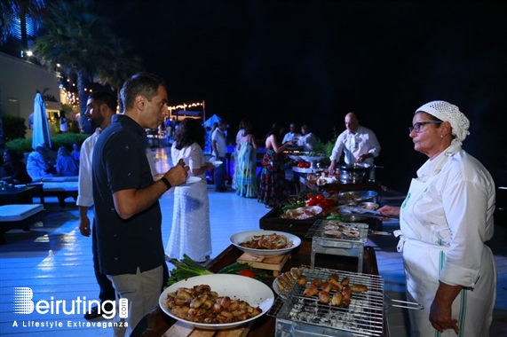 Orchid Jiyeh Beach Party Souk al Tayyib sunset dinner with Aziza Lebanon