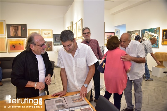 Activities Beirut Suburb Exhibition Retrospective 1964-2024 exhibition at Galerie Cheriff Tabet Lebanon