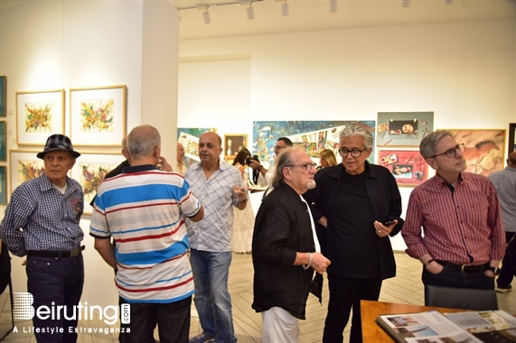 Activities Beirut Suburb Exhibition Retrospective 1964-2024 exhibition at Galerie Cheriff Tabet Lebanon