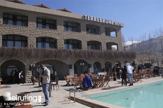 TerreBrune Mzaar,Kfardebian Outdoor Terrebrune BBQ Winter Pool Party Lebanon