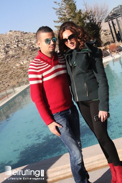 TerreBrune Mzaar,Kfardebian Outdoor Terrebrune BBQ Winter Pool Party Lebanon