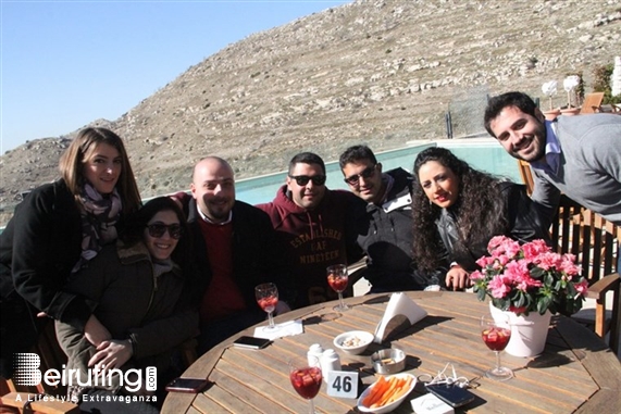 TerreBrune Mzaar,Kfardebian Outdoor Terrebrune BBQ Winter Pool Party Lebanon