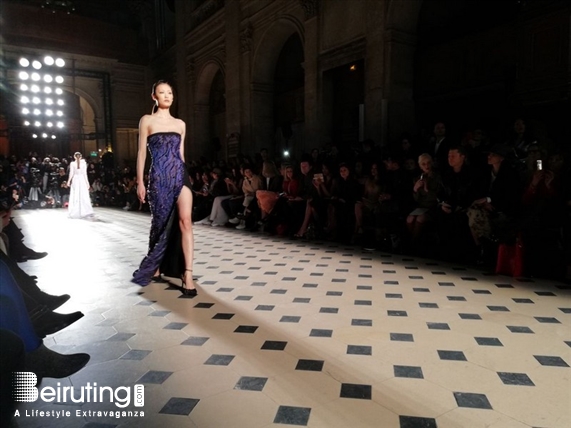 Around the World Fashion Show Tony Ward Spring Summer 2018 Couture at PFW Lebanon