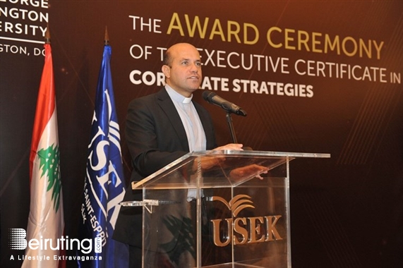 USEK Kaslik University Event USEK and George Washington University Dinner  Lebanon