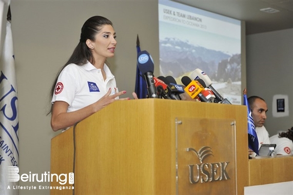 USEK Kaslik University Event USEK and Team Lebanon expedition to Oceania 2013 Lebanon