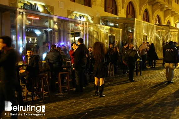 Uruguay Street Beirut-Downtown Nightlife Uruguay Street on Friday Night  Lebanon