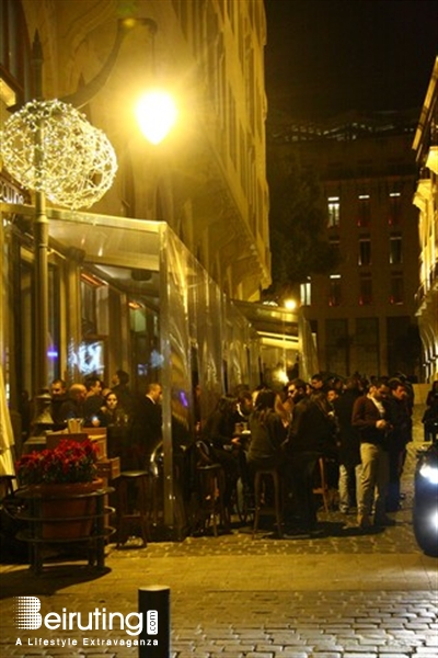 Uruguay Street Beirut-Downtown Nightlife Uruguay Street on Friday Night  Lebanon