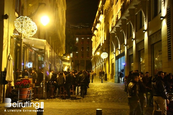 Uruguay Street Beirut-Downtown Nightlife Uruguay Street on Friday Night  Lebanon