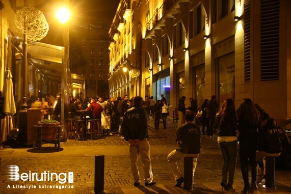 Uruguay Street Beirut-Downtown Nightlife Uruguay Street on Friday Night  Lebanon