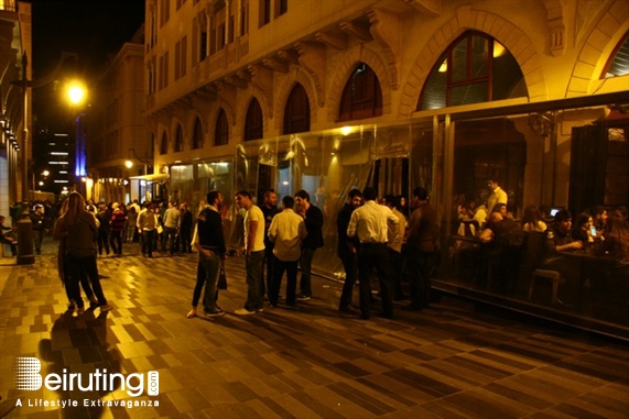 Uruguay Street Beirut-Downtown Nightlife Uruguay Street on Friday Night  Lebanon