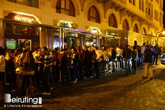 Uruguay Street Beirut-Downtown Nightlife Uruguay Street on Friday Night  Lebanon