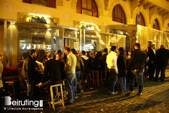 Uruguay Street Beirut-Downtown Nightlife Uruguay Street on Friday Night Lebanon