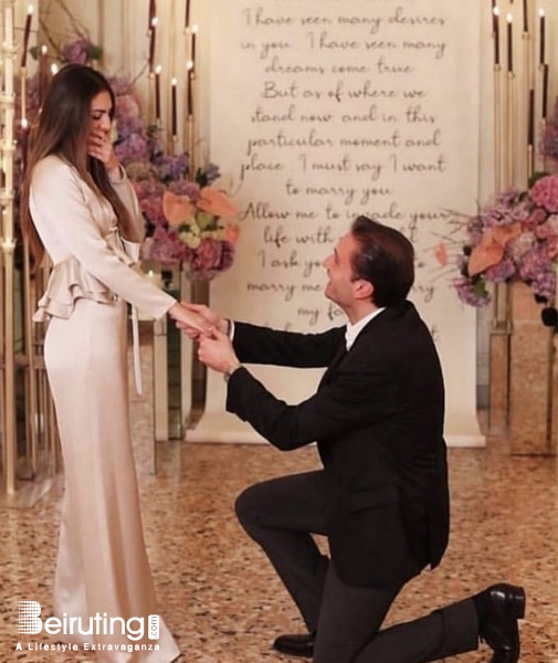 Wedding Proposal of Valerie Abou Chacra & Ziad Ammar Lebanon