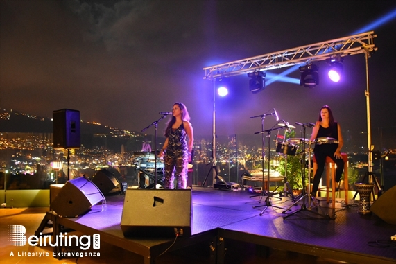 Burj on Bay Jbeil Nightlife Nathaly Safy and Rabih Rahal at The View Lebanon