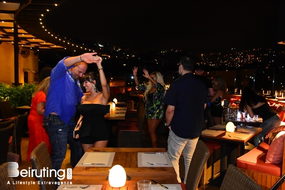 Burj on Bay Jbeil Nightlife Nathaly Safy and Rabih Rahal at The View Lebanon