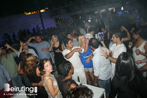 White  Beirut Suburb Nightlife White on Friday Night  Lebanon