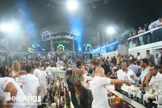 White  Beirut Suburb Nightlife White on Friday Night  Lebanon