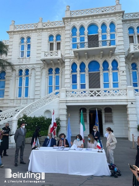 Social Event Italy donates 1 million euros for the rehabilitation and reopening of the Sursock Museum under UNESCO's Li Beirut initiative Lebanon