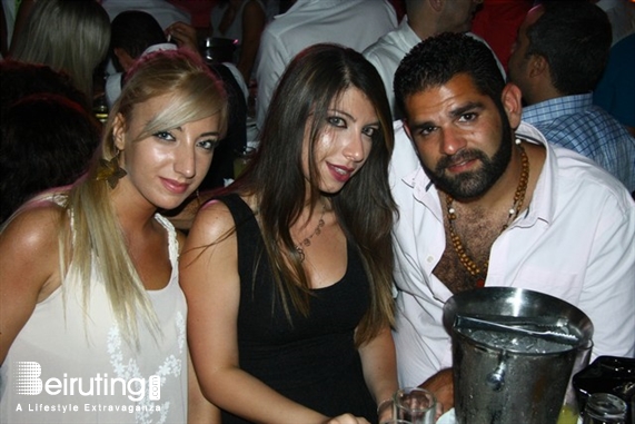 White  Beirut Suburb Nightlife White on Friday Night Lebanon