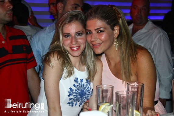 White  Beirut Suburb Nightlife White on Friday Night Lebanon