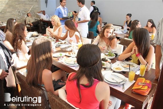 La Plage Beirut-Downtown Social Event World Next Top Model Lunch Lebanon