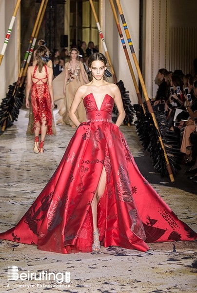 Around the World Fashion Show Zuhair Murad Spring Summer 2018 Couture at PFW Lebanon