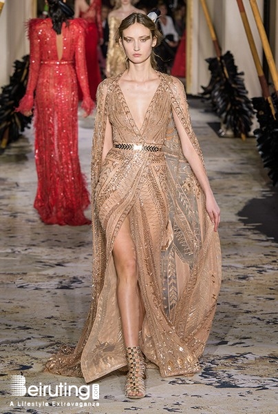 Around the World Fashion Show Zuhair Murad Spring Summer 2018 Couture at PFW Lebanon