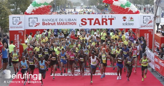 Activities Beirut Suburb Social Event Beirut Marathon 2013 Lebanon