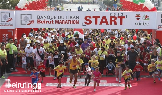 Activities Beirut Suburb Social Event Beirut Marathon 2013 Lebanon