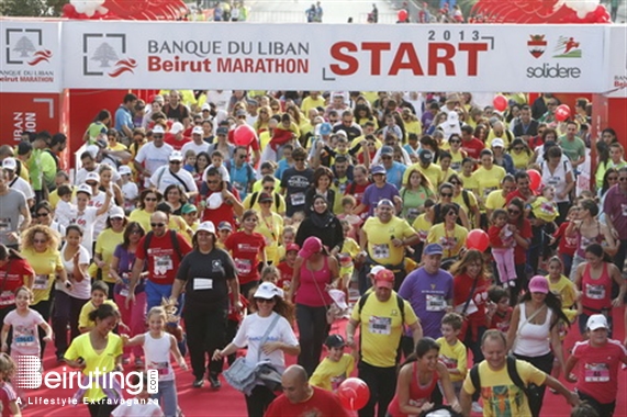 Activities Beirut Suburb Social Event Beirut Marathon 2013 Lebanon