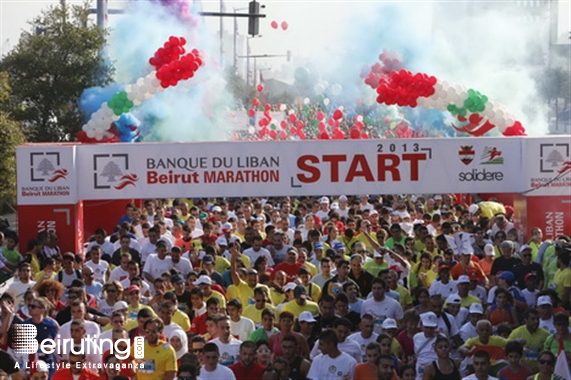 Activities Beirut Suburb Social Event Beirut Marathon 2013 Lebanon