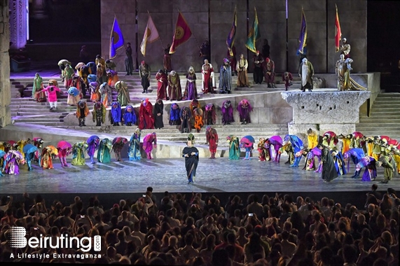 Baalback Festival Theater Caracalla Dance Theatre at Baalbeck Festival Lebanon