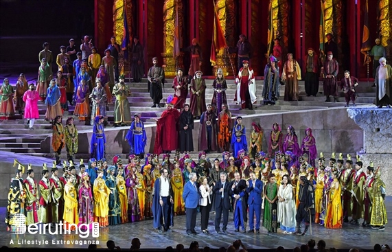 Baalback Festival Theater Caracalla Dance Theatre at Baalbeck Festival Lebanon