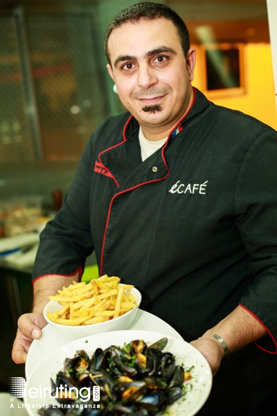 éCafé Sursock Jbeil Nightlife Moules Frites Night at eCafe Lebanon