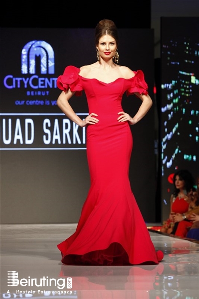 City Centre Beirut Beirut Suburb Fashion Show Fouad Sarkis Fall Winter 2015 - 2016 Collection Lebanon