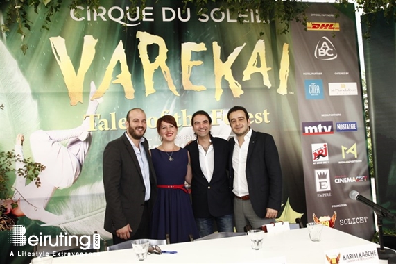 ABC Ashrafieh Beirut-Ashrafieh Social Event Cirque Du Soleil Press Conference Lebanon