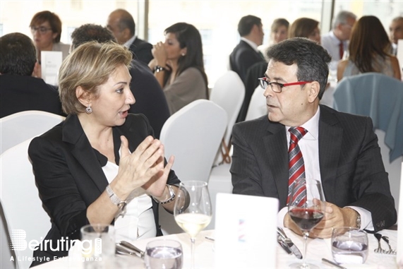 Eau De Vie-Phoenicia Beirut-Downtown Social Event AMCHAM Lunch for US Ambassador Lebanon