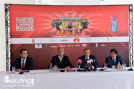 Zaitunay Bay Beirut-Downtown Social Event Press Conference of The Red Army Choir  Lebanon