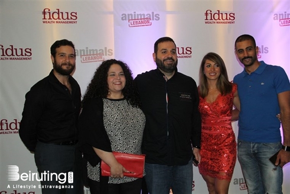 White  Beirut Suburb Social Event Animals Lebanon Gala for Change 2015 Lebanon