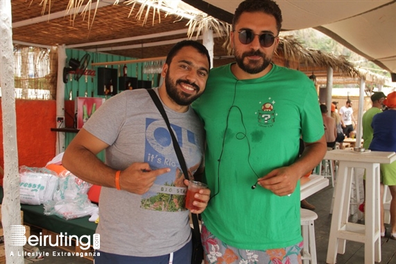 Nomad Beach Club Jbeil Beach Party Aperol Spritz Amphibious Car Lebanon