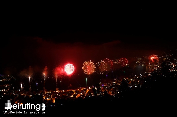 Bay Lodge Jounieh Nightlife JIF Fireworks Show from Bay Lodge Lebanon